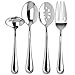 Ginkgo International Corrie 4-Piece Stainless Steel Hostess Serving Set