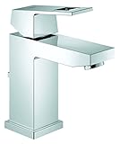 グローエ(GROHE) EUROCUBE ユーロキューブ シングルレバー洗面混合栓(引棒付) Sサイズ 2312700J (グローエジャパン公式・ 日本規格適合品)