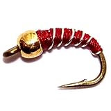 Tungsten Zebra Midge by Color: Red