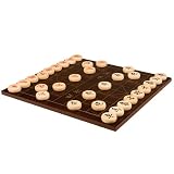 Extra Large Beechwood Veneer Chinese Chess Set