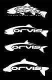 Orvis Fish Stickers / Only 4-pack, Assorted