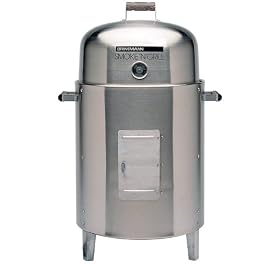 Brinkmann 810-5304-4 Smoke'N Grill Electric Smoker and Grill, Stainless Steel