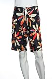 Billabong DonaVon Frankenreiter Recycler Series Ecco-Supream Suede Floral Black Board Shorts