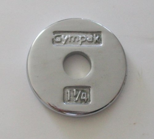 1 1/4 lb. Chromed Standard Plates (Pair)