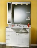Lucia 110B Ceramic Bathroom Vanity