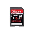 SanDisk Extreme III 8 GB Class 6 SDHC Flash Memory Card SDSDRX3-8192-A21