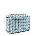 Trina Great Divide Turquoise Large Organizer Cosmetic Makeup Bag RS.2499.00