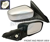 2003, 2004, 2005, 2006, 2007 Honda Accord LX Passenger Side Mirror Head Assembly - Power Satin Silver Metallic Clearcoat Sedan