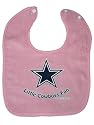 Dallas Cowboys Pink Baby Bib