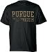 Purdue Boilermakers Black Vintage Block T-Shirt