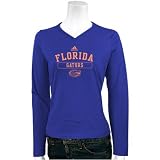 adidas Florida Gators Royal Blue Ladies Practice Long Sleeve T-shirt