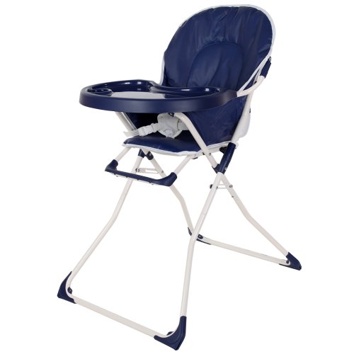 Imagen 7 de TecTake Trona para niños con bandeja y bebés azul