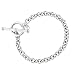 Karat Platinum Rolo Toggle Bracelet, 7.5