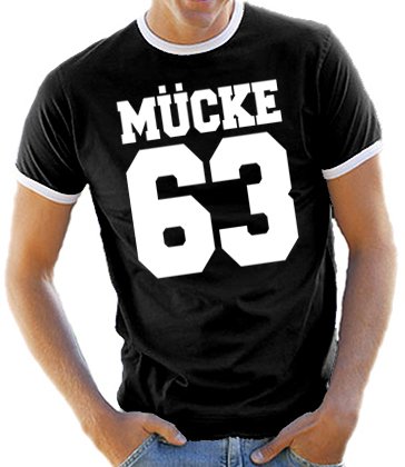 Bud Spencer - M�cke 63 Ringer Kontrast T-Shirt S-XXL div. Farben