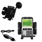 HTC Dash Flexible Auto Windshield Holder with Car Charger - Uses Gomadic TipExchange