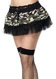 Smiffy`s Camouflage Tutu with Lace and Ribbon Trim