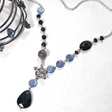 ビーズキット ネックレス 天然石オニキス カイヤナイト(An-era)