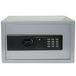 Neiko Digital Electronic Safe for Home or Business - 1.0 Cubic Foot Interior Space - Gray