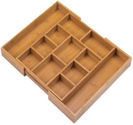 Expandable Bamboo Drawer Organizer