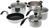Arc 42 Stainless-Steel 8-Piece Cookware Set