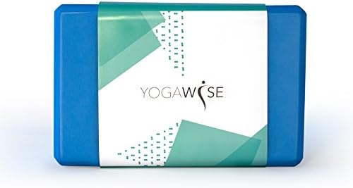 YogaWise - High Density Foam Yoga Block - Blue