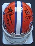 Danny Wuerffel & Steve Spurrier Autographed Florida Gators Mini Helmet