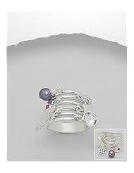 CZ Ring In 92.5 Sterling Silver