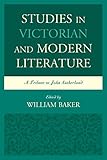 Studies in Victorian and modern literature : a tribute to John Sutherland