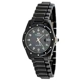 Oniss Women's Swiss Sapphire Ceramic Diamond Watch ON601L