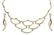 Womens Gift - Gold Plated Cubic Zirconia Earring and Necklace Sets Traditional Jewelry from India