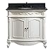 37 in. Single Sink Vanity in Antique White Finish
