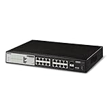 Buffalo 16-Port Rackmount Gigabit 802.3at PoE Web Managed Switch (BSL-PS-G2116M)