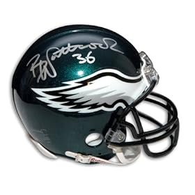 <b>Brian Westbrook Signed Philadelphia Eagles Mini Helmet</b>