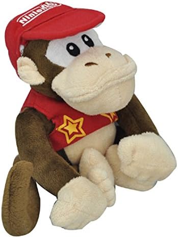 Pixels Movie Super Mario Bros Donkey Diddy Kong Plush Doll 6" Toy