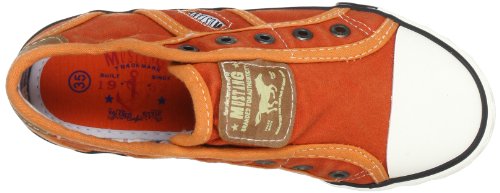 Mustang 5803-405-61, Chaussures basses mixte enfant - Orange (Orange 61), 36 EU