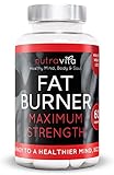 Nutravita Fat Burner - Maximum Strength Formula - Metabolic Stimulator - Rapid weight loss - 60 Capsules