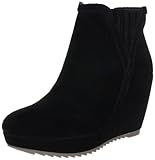 ESPRIT Ellyn Wedge Bootie I05540, Damen Fashion Halbstiefel & Stiefeletten, Schwarz (black 001), EU 39