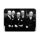 Robert Hardy and cast members - Mouse Mat Art247 Highest Quality Natural Rubber Mouse Mats - Mouse Mat