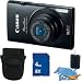 Canon PowerShot ELPH 110 HS 16.1MP Black Digital Camera 5x Zoom HD Video 4 GB Bundle