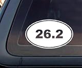 26.2 Marathon Euro Oval Car Decal / Sticker