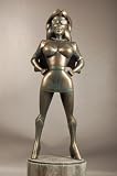 Retro Girl Statue by Bowen Designs