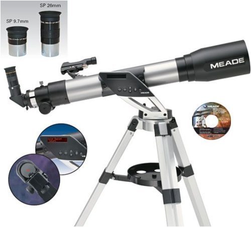 Meade NGC-70TC Self Guided Altazimuth Refractor Telescope - Silver (20220) from Meade Telescopes