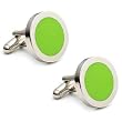 Green Dot Cufflinks Green Dot Cufflinks