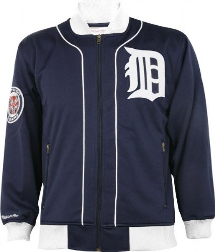 Detroit Tigers Mitchell & Ness Sportsman's Track Jacket