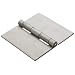 Stainless Steel 304 Surface Mount Butt Hinge without Hole, 2B Mill Finish, 0.120" Leaf Thickness, 4" Open Width, 1/4" Pin Diameter, 4" Long, Removable Pin (Pack 1)