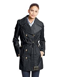 Anne Klein Women’s Double-Breasted Tr…