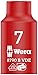 Wera 05004951001 8790 B Vde Zyklop 3/8" Socket, Insulated, 7.0