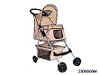 New 4 Wheel Deluxe Pet Stroller Multi Color