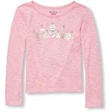 THE CHILDREN'S PLACE(ザ・チルドレンズプレイス) インベリッシュグラフィックライトウエイトセーター-ニットトップ ピンクブロッサム トップス長袖Tシャツ 14歳【並行輸入】