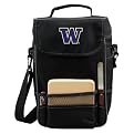 Washington Huskies Duet Wine and Cheese Basket - Black